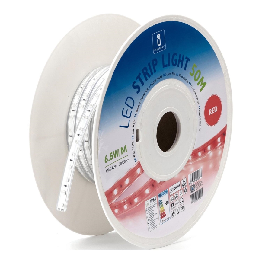 Aigostar - LED lente LED/325W/230V 50m sarkana IP65
