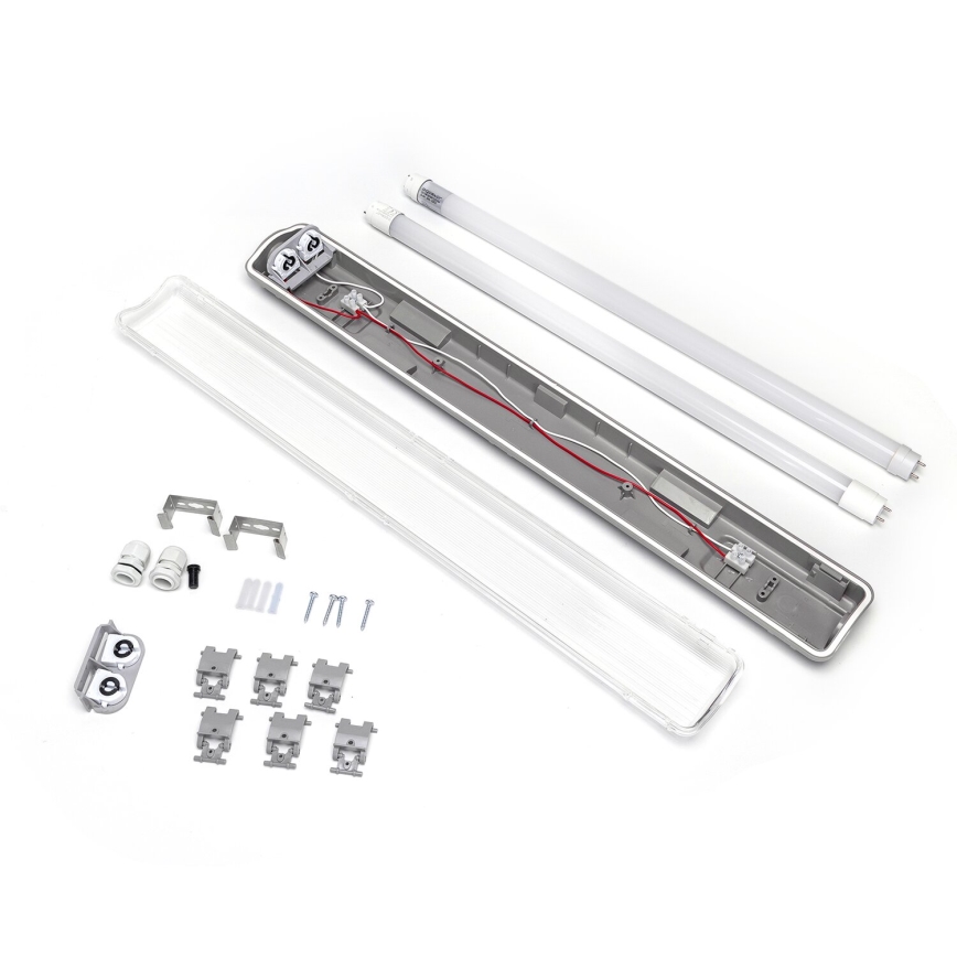 Aigostar - LED Lielas slodzes dienasgaismas lampa 2xG13/9W/230V 4000K 66,6 cm IP65
