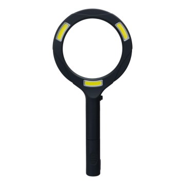 Aigostar - LED lupa ar iebūvētu apgaismojumu LED/3W/2xAA IP44