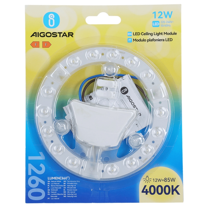Aigostar - LED magnētiskais modulis LED/12W/230V 4000K