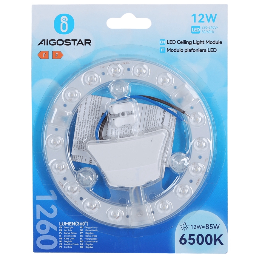 Aigostar - LED magnētiskais modulis LED/12W/230V 6500K