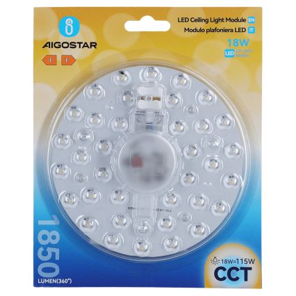 Aigostar - LED magnētiskais modulis LED/18W/230V 3000/4000/6500K