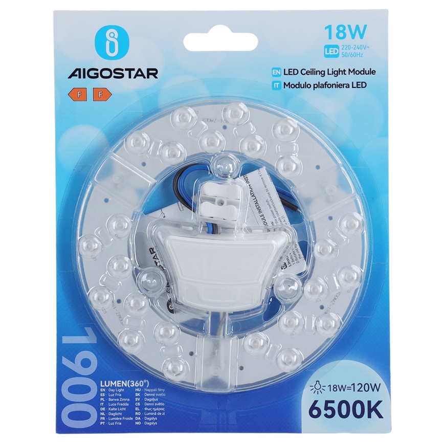 Aigostar - LED magnētiskais modulis LED/18W/230V 6500K