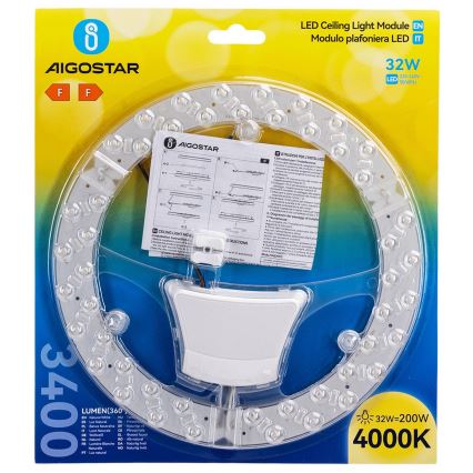Aigostar - LED magnētiskais modulis LED/32W/230V 4000K