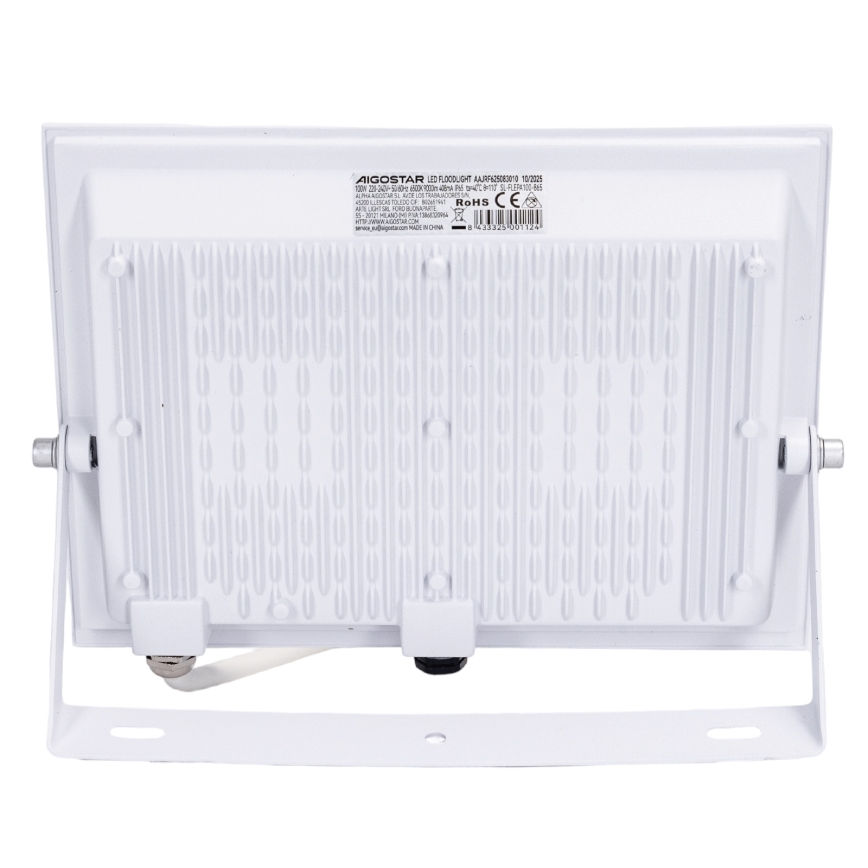 Aigostar - LED prožektors 100 W, 230 V, 6500 K, IP65
