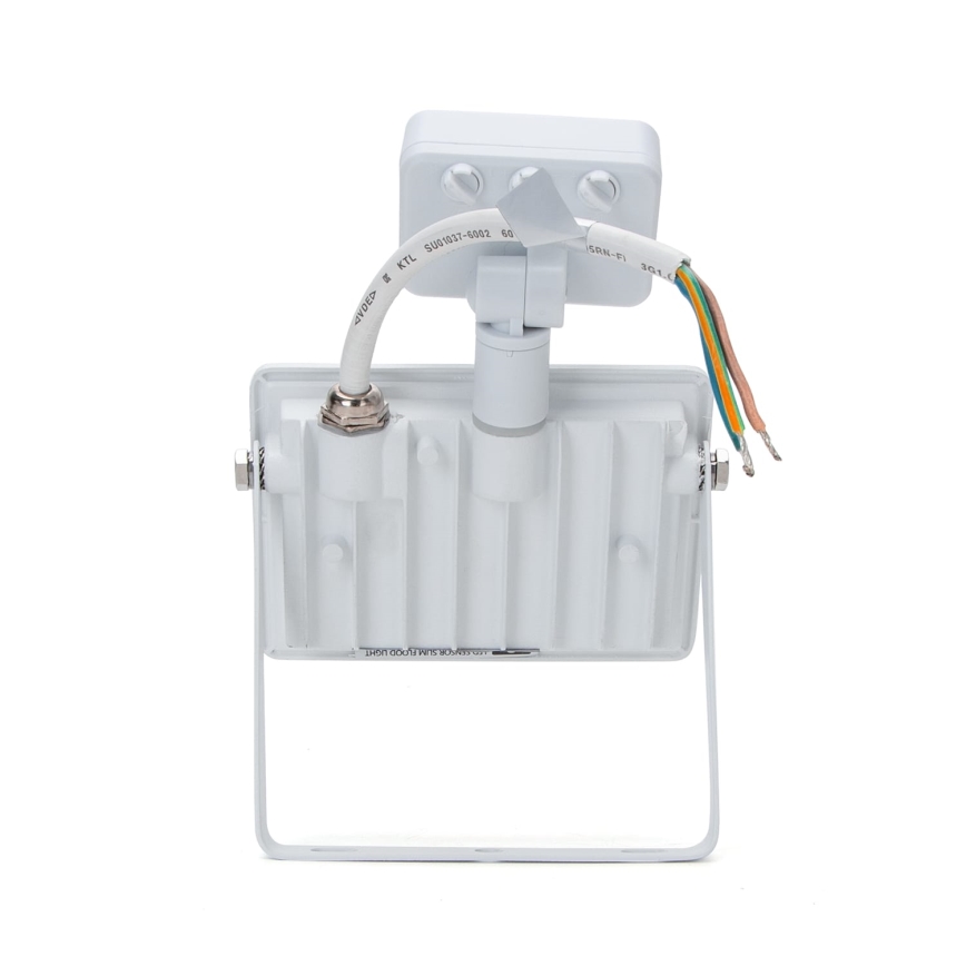 Aigostar - LED Prožektors ar sensoru LED/20W/230V 4000K IP65 balts