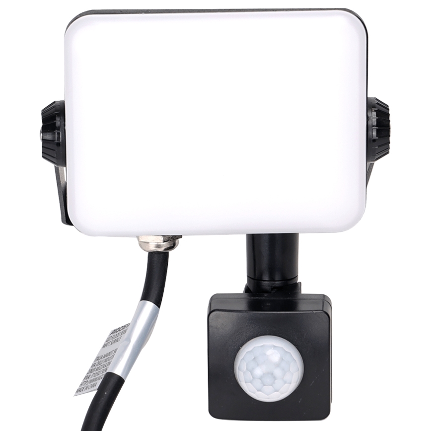 Aigostar - LED Prožektors ar sensoru LED/20W/230V 4000K IP65 melna