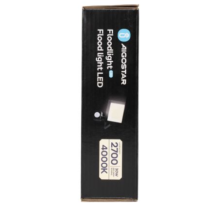 Aigostar - LED prožektors ar sensoru LED/30W/230V 4000K IP65
