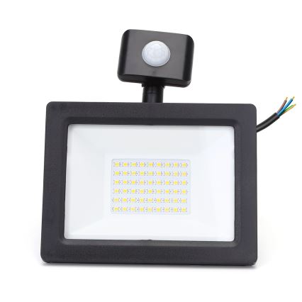 Aigostar - LED Prožektors ar sensoru LED/30W/230V 6400K IP65 melns