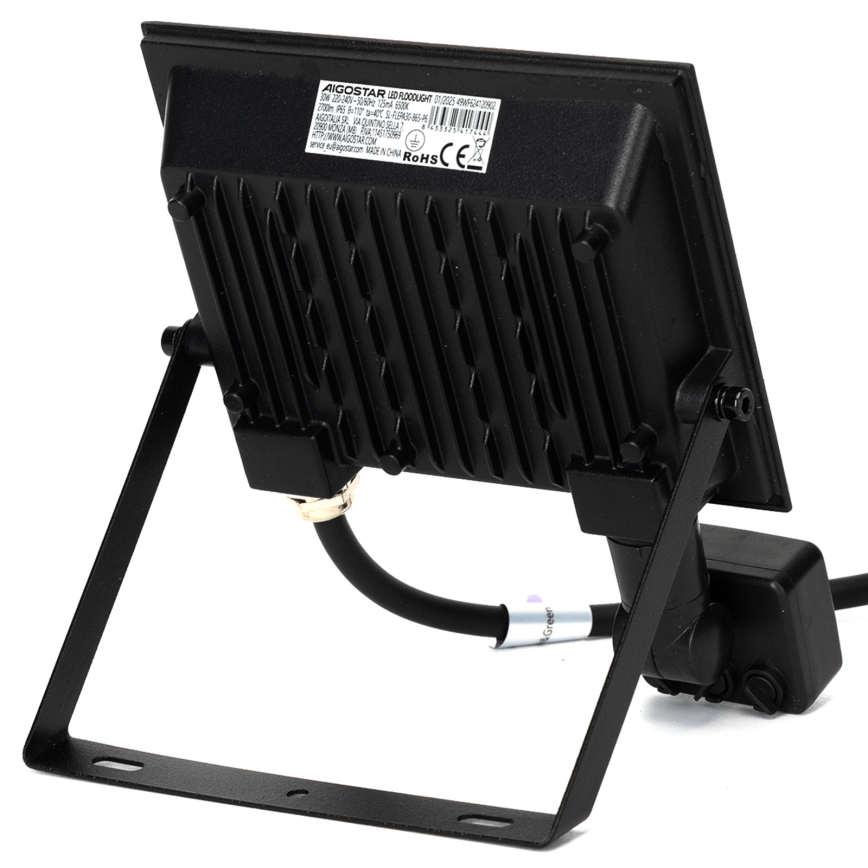 Aigostar - LED prožektors ar sensoru LED/30W/230V 6500K IP65