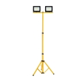 Aigostar - LED prožektors ar statīvu 2x LED / 30 W / 230 V / 6500 K / IP65, oranžs/melns