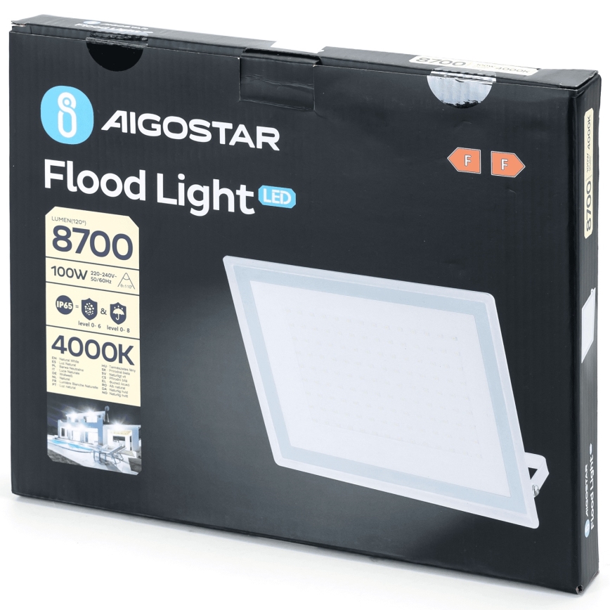 Aigostar - LED prožektors LED/100W/230V 4000 IP65