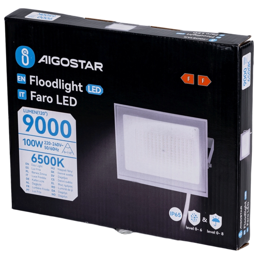 Aigostar - LED prožektors LED/100W/230V 6500K IP65