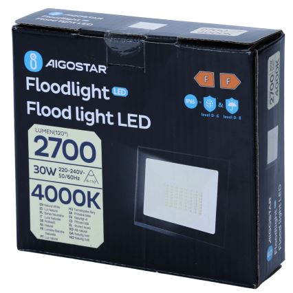 Aigostar - LED prožektors LED/30W/230V 4000K IP65