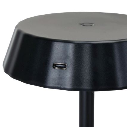 Aigostar - LED regulējama galda lampa AMBIENT LED/2,4W/5V 3000-6500K melna 2000 mAh
