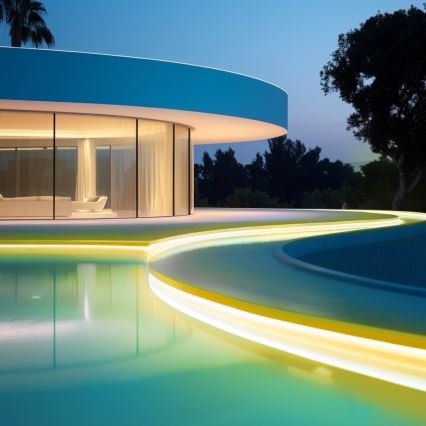 Aigostar - LED regulējams saules lentes apgaismojums LED/10W/3,2V 10 m 2700K IP65 8000 mAh + tālvadības pults