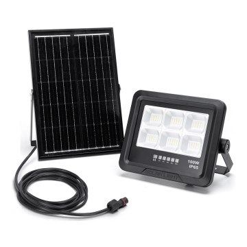 Aigostar - LED regulējams saules prožektors LED/100W/3,4V IP65 10000 mAh + tālvadības pults