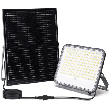 Aigostar - LED regulējams saules prožektors LED/200W/3,4V 3000/4000/6500K IP66 16000 mAh + tālvadība