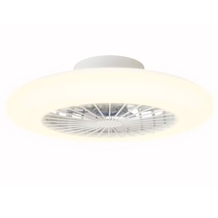 Aigostar - LED regulējams griestu gaismeklis ar ventilatoru LED/40W/230V 2700-6500K diametrs 48,5 cm balts + tālvadības pults