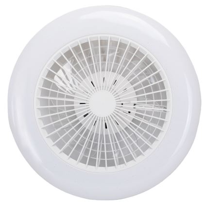 Aigostar - LED RGB Aptumšojama griestu lampa ar ventilatoru MESH LED/40W/230V 2700-6500K balta + tālvadības pults