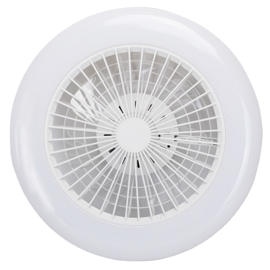Aigostar - LED RGB Aptumšojama griestu lampa ar ventilatoru MESH LED/40W/230V 2700-6500K balta + tālvadības pults