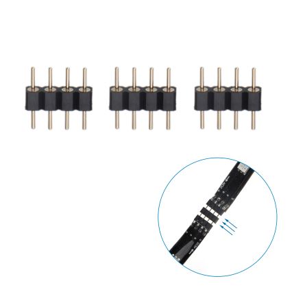 Aigostar - LED RGB Viedā Aptumšojama josla 4x0,5m LED/4,5W/5V Wi-Fi + tālvadības pults