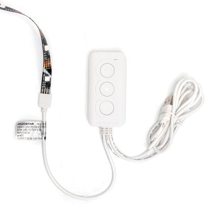 Aigostar - LED RGB Viedā Aptumšojama josla 4x0,5m LED/4,5W/5V Wi-Fi + tālvadības pults