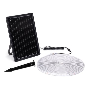 Aigostar - LED RGB Aptumšojama saules enerģijas josla LED/10W/3,2V 10 m IP65 + tālvadības pults