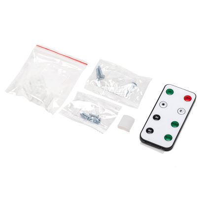 Aigostar - LED RGB Aptumšojama saules enerģijas josla LED/5W/3,2V 5+2m IP65 + tālvadības pults