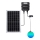 Aigostar - LED RGB Aptumšojama saules enerģijas lampa MESH LED/35W/3,7V 8000 mAh 2700K-6500K IP65 d. 50 cm