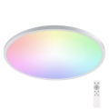 Aigostar - LED RGB Aptumšojama vannas istabas griestu lampa LED/24W/230V 3000-6500K d. 42 cm IP44 + tālvadības pults