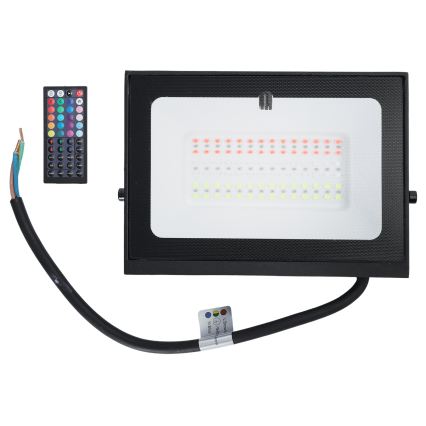 Aigostar - LED RGB aptumšojams prožektors LED/50W/230V IP65 + tālvadība