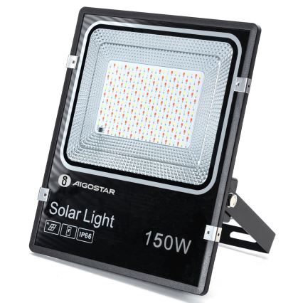 Aigostar - LED RGB Aptumšojams saules enerģijas prožektors LED/150W/3,2V IP66 12000 mAh + tālvadības pults