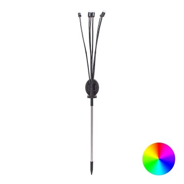 Aigostar - LED RGB aules enerģijas dekoratīva lampa LED/0,04W/1,2V 68,5cm IP44