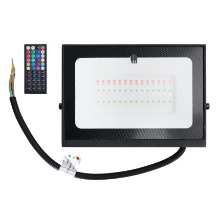 Aigostar - LED RGB aptumšojams prožektors LED/30W/230V IP65 + tālvadība