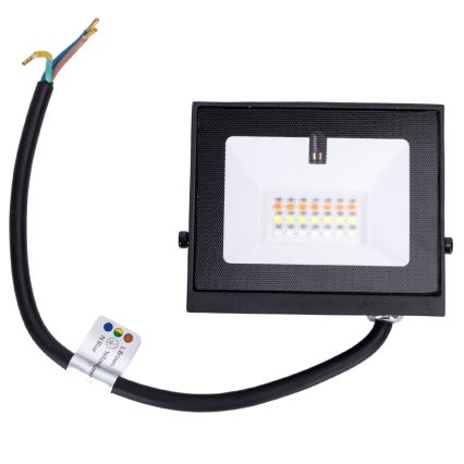 Aigostar - LED RGB prožektors LED/20W/230V IP65 ar tālvadības pulti