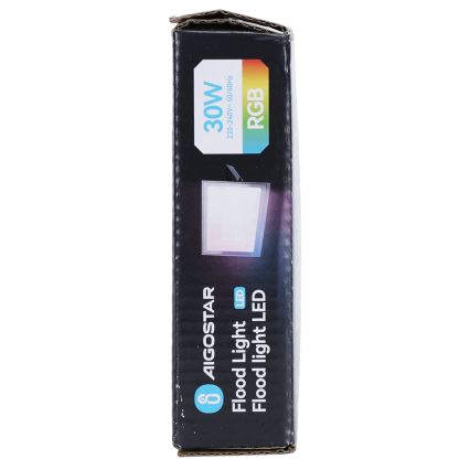 Aigostar - LED RGB prožektors LED/30W/230V IP65 + ar tālvadības pulti