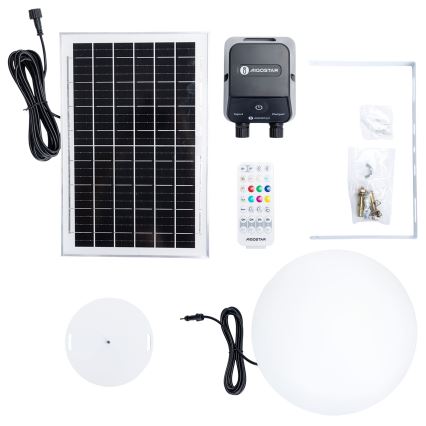 Aigostar - LED RGBW regulējama āra lampa MESH LED/35W/3,7V 4000mAh 2700-6500K IP65 Ø 30 cm + tālvadības pults