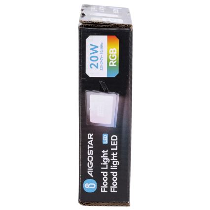 Aigostar - dimējams RGB LED prožektors LED/10W/230V IP65 + tālvadība