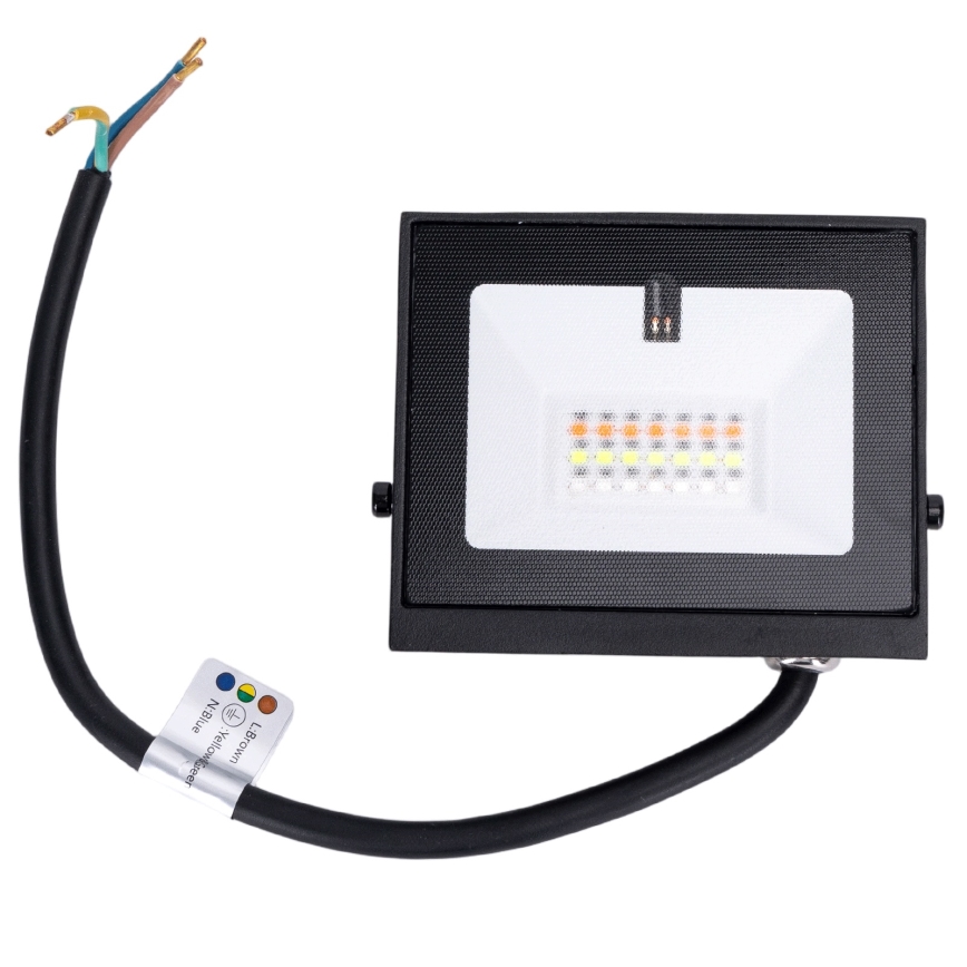 Aigostar - LED RGB regulējams prožektors LED/20W/230V IP65 + ar tālvadības pulti