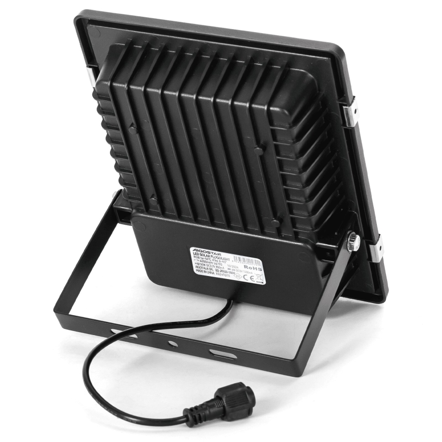 Aigostar - LED RGB regulējams saules prožektors LED/50W/3,2V IP66 4000 mAh + tālvadība