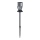 Aigostar - LED RGB Saules eneģijas lampa LED/0,006W/1,2V 35,5 cm 100 mAh matēts hroms IP44