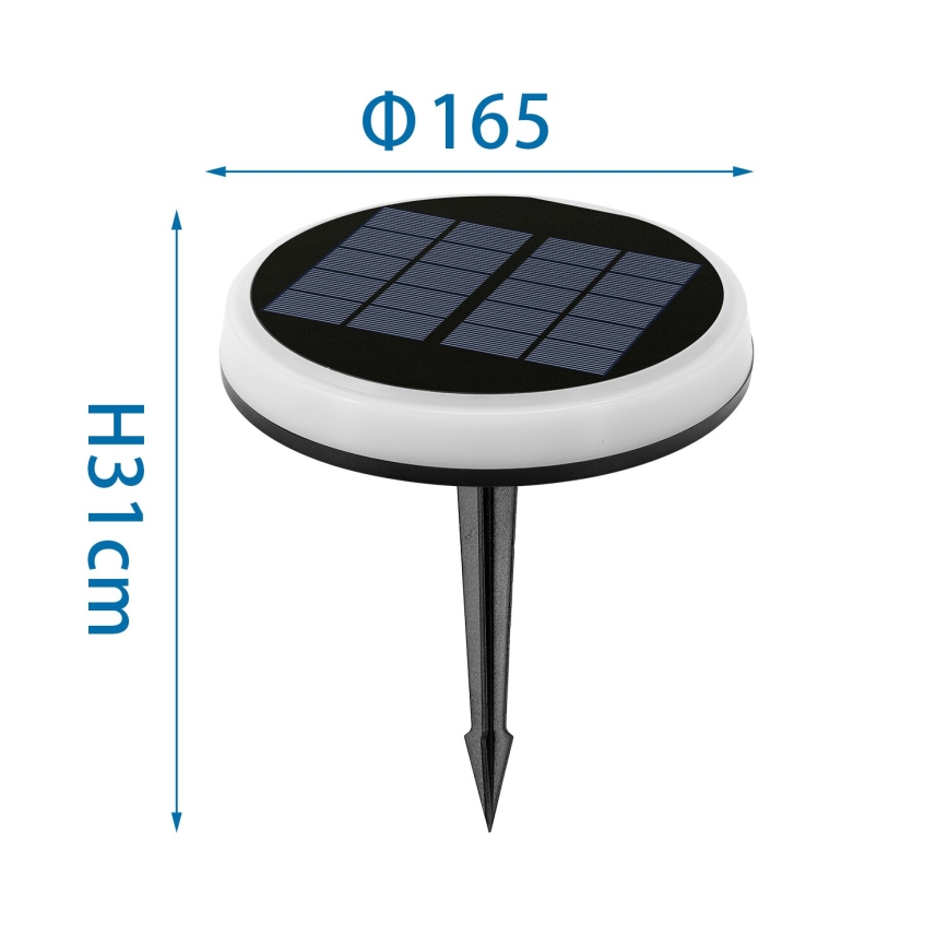 Aigostar - LED RGB Saules eneģijas lampa LED/0,6W/3,7V IP65