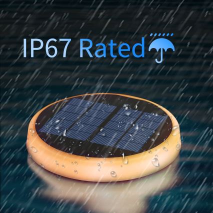 Aigostar - LED RGBIC Saules gaismeklis LED/0,6W/3,7V IP65 2000 mAh