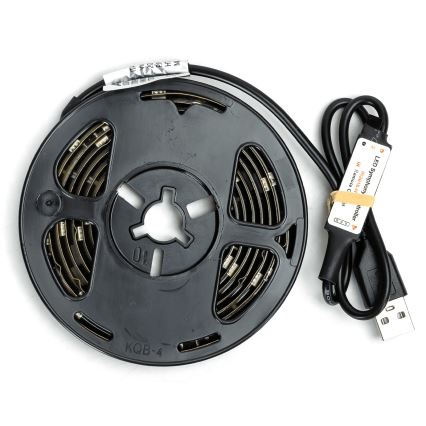 Aigostar - LED RGBIC regulējama sloksne 2m LED/4,9W/5V + ar tālvadības pulti