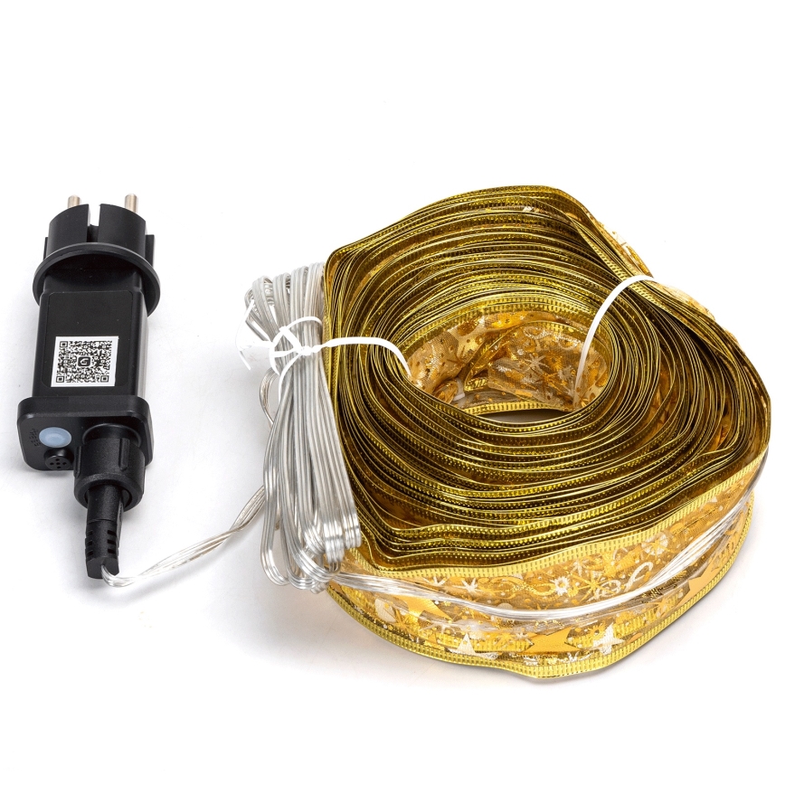 Aigostar - LED RGBICW Viedā āra  virtene MESH 100xLED 10 m IP44 + tālvadība