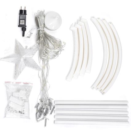 Aigostar - LED RGBICW viedā āra Ziemassvētku tīkla dekorācija 165xLED/230V 1,8m IP44 + ar tālvadības pulti