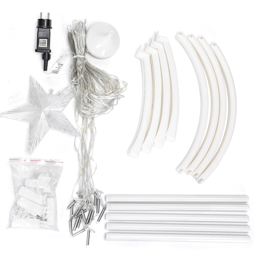 Aigostar - LED RGBICW viedā āra Ziemassvētku tīkla dekorācija 165xLED/230V 1,8m IP44 + ar tālvadības pulti