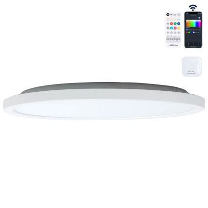 Aigostar - LED RGBW Aptumšojama griestu lampa MESH LED/24W/230V 3000-6500K balta + tālvadības pults