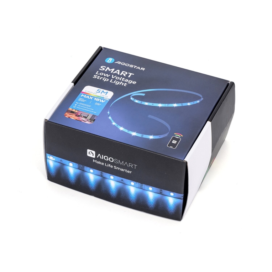 Aigostar - LED RGBW Aptumšojama josla LED/18W/12V 2x5 m Wi-Fi